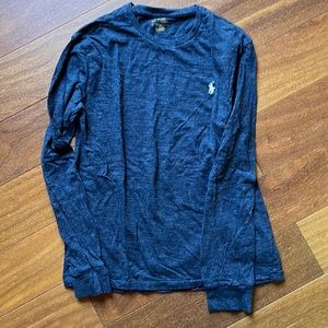 Polo cotton long sleeve tee
